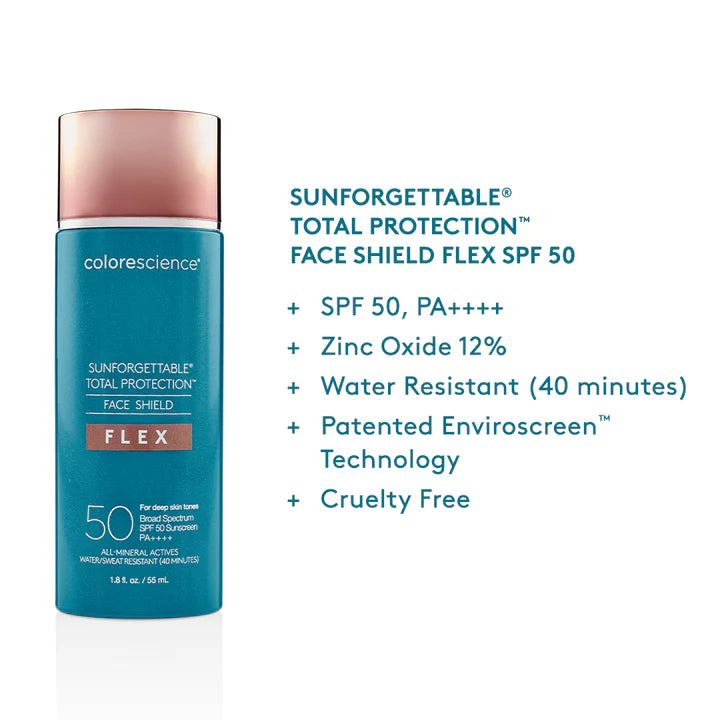 SUNFORGETTABLE® TOTAL PROTECTION™ FACE SHIELD FLEX SPF 50